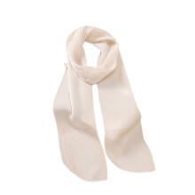 Lenço feminino liso de cor sólida, longo, para o pescoço, lenço de cabelo liso, decorativo, leve, quadrado, de chiffon.