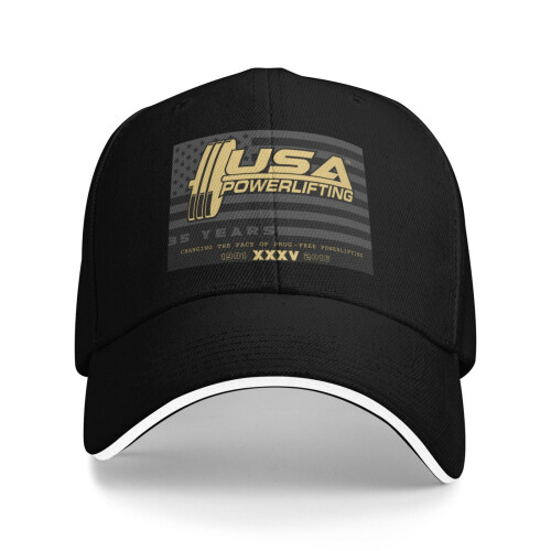 Καπέλο μπέιζμπολ άρσης βαρών USA unisex 1 τεμάχιο