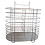 Porte-baguettes mural en acier inoxydable 4
