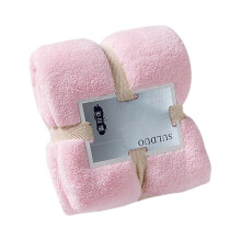 Ensemble de serviettes de bain de luxe roses et blanches – 100 % coton, 36 x 80 cm, grande serviette douce, 1 pièce, convient pour la salle de