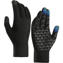 Winterhandschuhe für Damen und Herren, rutschfeste, warme Handschuhe für Touchscreens, weiches und warmes Futter, SMS-Handschuhe