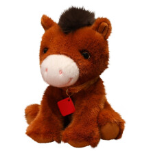 Peluche de caballo de pie, 26 cm