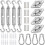 Kit de fixation pour voile d'ombrage - Acier inoxydable 304 1