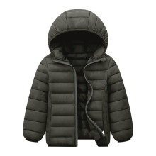 Doudoune d'hiver coupe-vent à capuche pour garçon, 7-8 ans