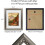 11x14 Vintage Silver Picture Frame with White Mat 2