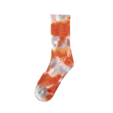 Tie Dye Mid Calf Socks for Men Women Streetwear Style Casual Crew Socks Soft Athletic Socks for Skateboarding and Daily Wear