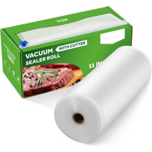 11" x 150' Vacuum Seal Roll Keeper with Dispenser, Commercial Grade Vacuum Sealer Bag Rolls, Vac Bags, Ideal for Storage, Meal Prep and Sous Vide