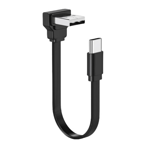 Καλώδιο φόρτισης USB C 90 μοιρών/ίσιο Καλώδιο γρήγορης φόρτισης USB C σε USB A Μεταφορά