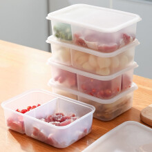 Boîtes de conservation QAZbgd pour réfrigérateur avec plateau amovible | Boîtes transparentes pour fruits et légumes | Compatibles micro-ondes