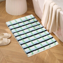 Waterhog Blauw Badkleed 60x40cm Antislip Wasbaar