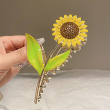 Markenloser, mehrfarbiger Haarclip aus Aluminiumlegierung (1 Stück) für Damen mit elegantem und rutschfestem Design