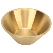 23cm Double Layer Gold Salad Bowl - 304 Stainless Steel Mixing & Serving Bowl