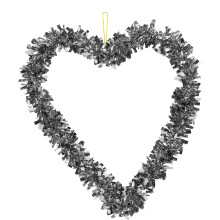 Sunxin krans Valentijnsdag liefde hartvormige slinger wanddecoratie feesthanger, 1x hartvormige ring