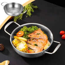 Koreanischer Ramen-Nudeltopf mit Griffen, Suppen- und Pastatopf aus Edelstahl, goldener Kochtopf für Zuhause und draußen, spülmaschinenfest