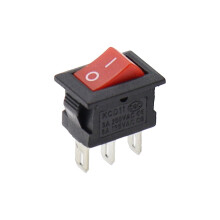 5/10 stuks KCD11 tuimelschakelaar 10*15 mm mini drukknopschakelaar AAN-UIT / AAN-UIT-AAN 2 pinnen / 3 pinnen 3A 250VAC / 6A 125VAC 10x15 mm