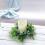 Artificial Eucalyptus Wreath Candle Ring 9.8 inch 8