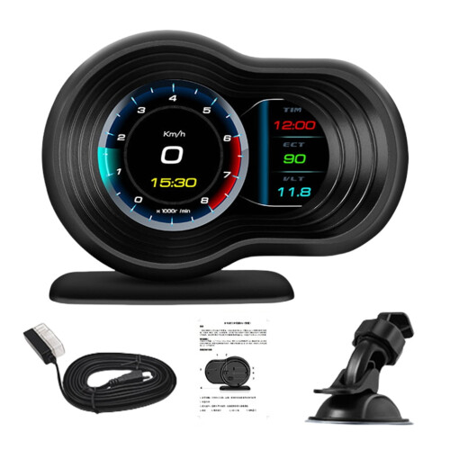 Πολυλειτουργική οθόνη LCD HUD με οθόνη LCD αυτοκινήτου για μεγάλα ταξίδια