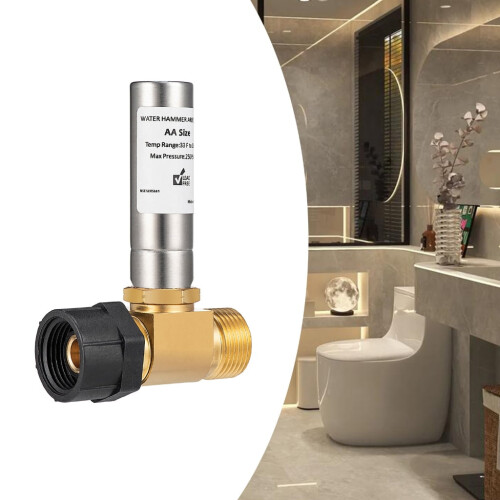 Yammee Water Hammer Arrestor Συσκευή μείωσης θορύβου με σπείρωμα 7/8 ιντσών για τουαλέτες που 1