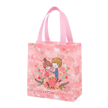 Sac cadeau réutilisable pour la Saint-Valentin avec poignée