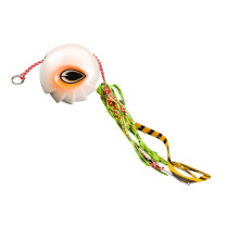 Fishing Accessory Kabura Jig Head Artificial Jigging Fishing Lure Baits with Hook Rubber Skirt Sliding Kabura Jig