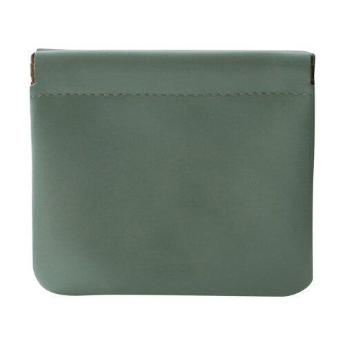 Nécessaire de pele de cordeiro para mulheres, 1 unidade, 12 x 11 cm (4,72 x 4,33 polegadas).
