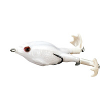 Leurres de surface en forme de grenouille – Appât souple imitant une grenouille pour eau douce et eau salée, compatible avec le Whopper Plopper