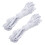 2 Rolls Polyester Elastic Band for Sewing Clothes, Crafts, Handmade Projects, Stretchy Elastic Yarn for Garments 5