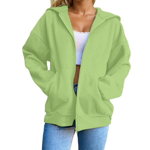 Felpa con cappuccio da donna, morbida e comoda, pullover casual a maniche lunghe, calda, ideale per l'inverno e l'autunno. 2