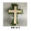 Guirlanda artificial de Páscoa em forma de cruz, com lírios brancos, 40 cm (16 polegadas), decoração religiosa de parede e presente – ideal 7