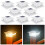 Solar Deck Post Lights – IP44 Waterproof, Touch Switch, 4