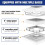 Solar Deck Post Lights – IP44 Waterproof, Touch Switch, 5