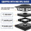 Solar Deck Post Lights – IP44 Waterproof, Touch Switch, 6