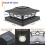 Solar Deck Post Lights – IP44 Waterproof, Touch Switch, 7