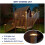 Solar Deck Post Lights – IP44 Waterproof, Touch Switch, 8