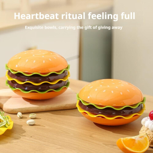 Ensemble d'assiettes à hamburger empilables – 5 ou 7 pièces 2