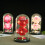 Decoração de rosa em cúpula de vidro com luz – 11x21,5cm 5