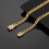 Collana in acciaio inossidabile, larghezza 6-10 mm, lunghezza 20-81 cm 3