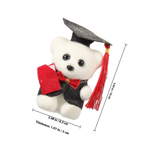 Ensemble décoratif ours blanc pour remise de diplômes – 10 pièces 1