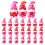 Valentins-Gnome-Figuren, Rot und Rosa, 25 Stück 4