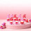 Valentins-Gnome-Figuren, Rot und Rosa, 25 Stück 8