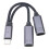 USB C til Type C Adapter Type C Han til Type C Hun Stik til Mobiltelefon 3