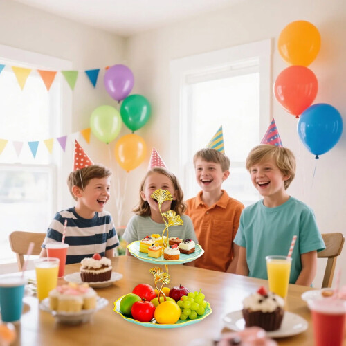 Πλαστική βάση 4 τεμαχίων για cupcakes για γάμο, γενέθλια, baby shower και tea party – Συμβατή με 2