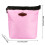 2er-Pack modische, isolierte Kühltasche für unterwegs, ideal als Lunchbox oder Picknicktasche (pink + rot) 4
