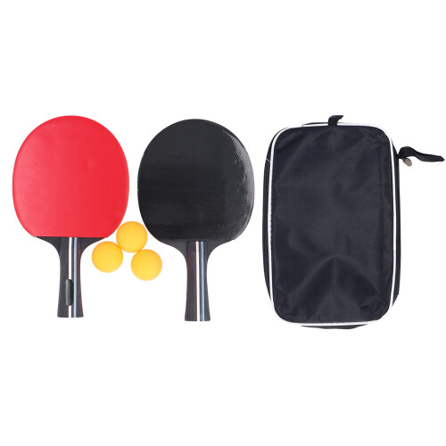 Hoch elastischer Horizontaler Tischtennisracket-Set, 2 Stück + 3 Bälle 1
