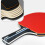 Hoch elastischer Horizontaler Tischtennisracket-Set, 2 Stück + 3 Bälle 3