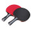 Hoch elastischer Horizontaler Tischtennisracket-Set, 2 Stück + 3 Bälle 7