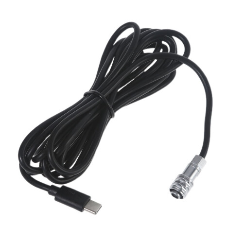 Professionelt USB C Type-C PD til WEIPU tobenet strømkabel til Blackmagic 2