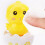 Chocalho para bebê em formato de pinguim e galinha 6