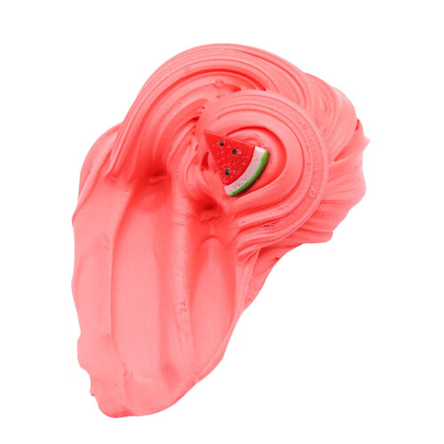 Κιτ slime βουτύρου με καρπούζι – DIY slime φρούτων, σετ χρωματιστού πηλού, δώρα για 2