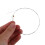 5Pcs Steel Acoustic Guitar Strings Silver Color Replacement Set with Wide Compatibility 5